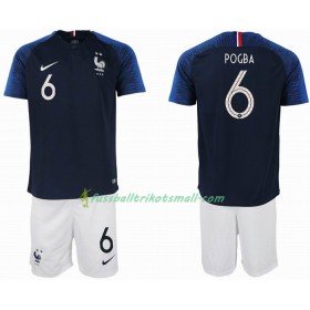 Fußballtrikots Frankreich POGBA 6 2 star Kinder WM 2018 Heimtrikotsatz kaufen